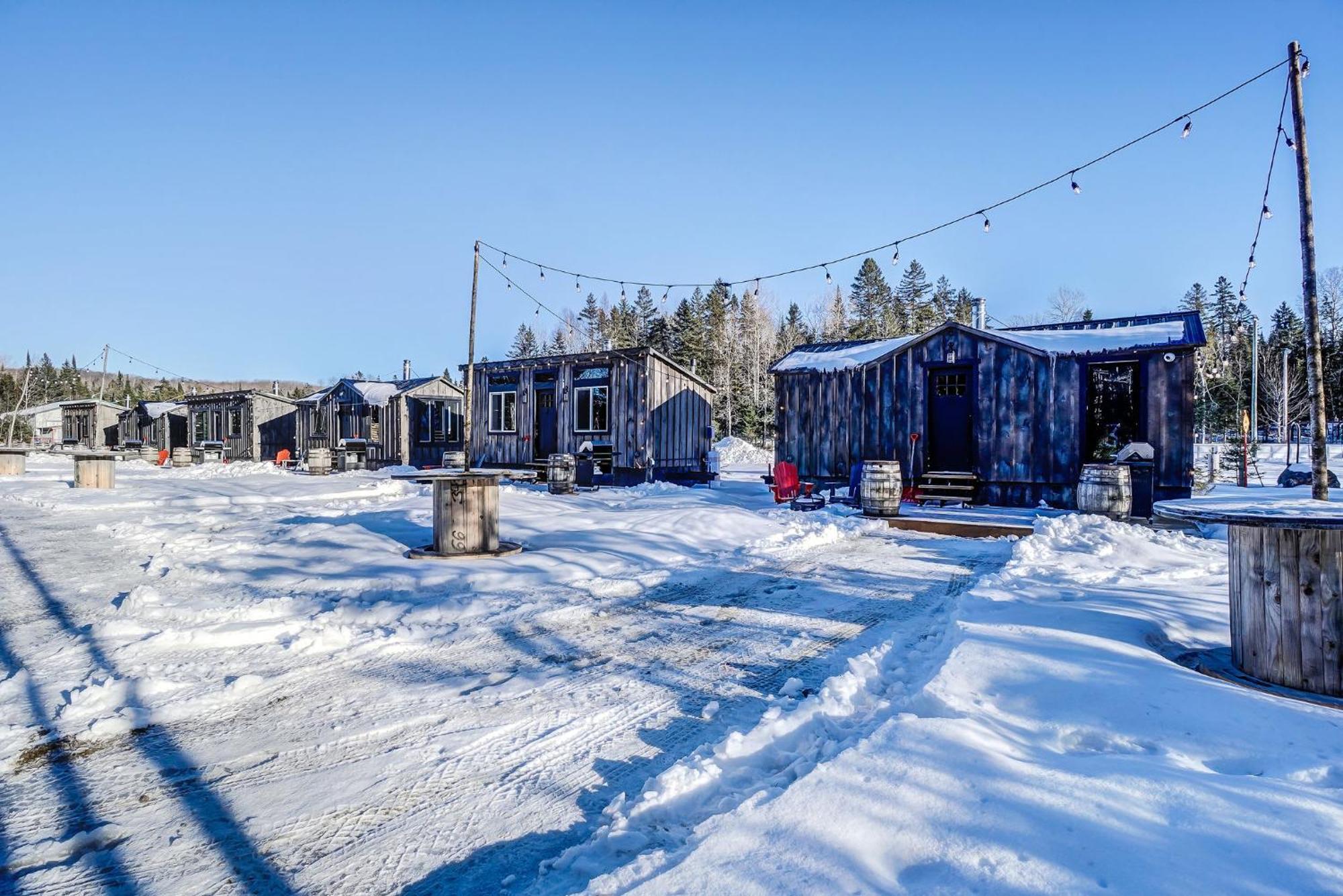 Your Cozy Cabin Retreat Saint-Remi-d'Amherst Екстериор снимка